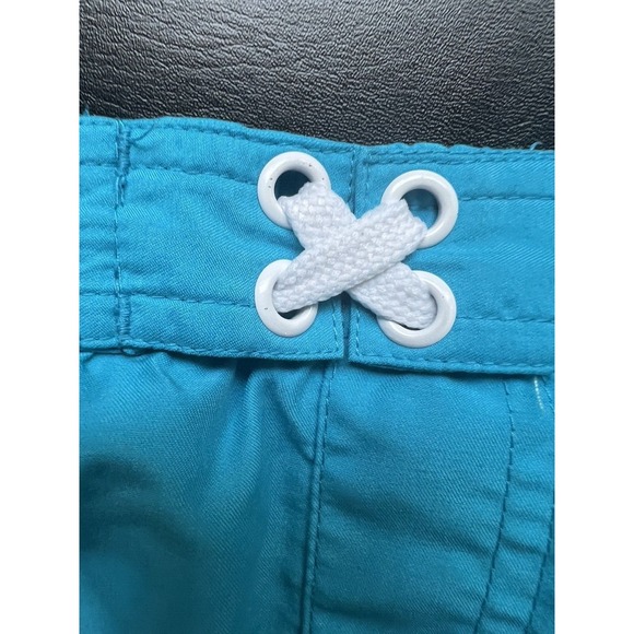 OP Baby Boys 24M Swim Trunks Blue White Striped Mesh Lined Elastic Waist - Picture 4 of 7